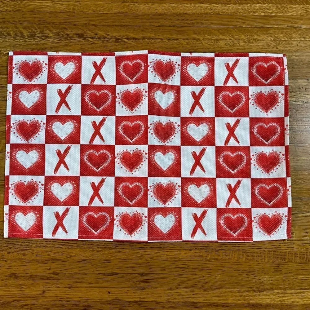Valentines Placemats Set of 4 NWT